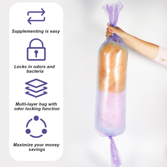 Cat Litter Refill Bags, 4.5 m Refill Bags for Litter, Pack of 10 Refill Container for Cat Litter Compatible with Litter Loose Refill Cassette (without Cartridge) Cat Litter Refill Bags, 4.5 m Refill Bags for Litter, Pack of 10 Refill Container for Cat Litter Compatible with Litter Loose Refill Cassette (without Cartridge)