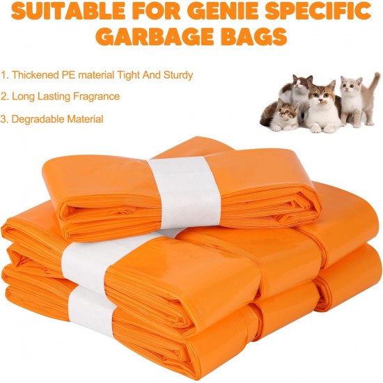 Cat Litter Refill Bags, 4.5 m Refill Bags for Litter, Pack of 10 Refill Container for Cat Litter Compatible with Litter Loose Refill Cassette (without Cartridge) Cat Litter Refill Bags, 4.5 m Refill Bags for Litter, Pack of 10 Refill Container for Cat Litter Compatible with Litter Loose Refill Cassette (without Cartridge)
