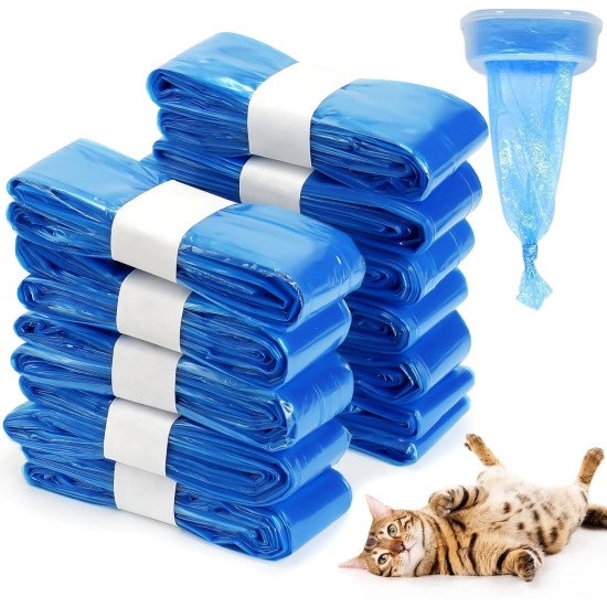 Cat Litter Refills, Pack of 12 Refill Foil Rings Refill Bag Compatible Refill Cash for Litter Genie XL & LitterLocker Fashion & LitterLocker & LitterLocker II & LitterLocker, 4.5 m Cat Litter Refills, Pack of 12 Refill Foil Rings Refill Bag Compatible Refill Cash for Litter Genie XL & LitterLocker Fashion & LitterLocker & LitterLocker II & LitterLocker, 4.5 m