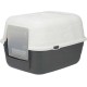 Cat Litter Tray 48 x 32 x 38 cm Charcoal Plastic Pack of 12