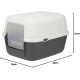 Cat Litter Tray 48 x 32 x 38 cm Charcoal Plastic Pack of 12