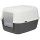 Cat Litter Tray 48 x 32 x 38 cm Charcoal Plastic Pack of 12 Cat Litter Tray 48 x 32 x 38 cm Charcoal Plastic Pack of 12