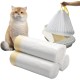 Cat Litter Tray Bags with Drawstrings, 3 Rolls x 60 Pieces Cat Litter Bag Bin Bags with Carry Handle, Durable Tear-Resistant Cat Litter Bag, Self-Cleaning Cat Litter Box Bin Liners, 58 x 35 cm Cat Litter Tray Bags with Drawstrings, 3 Rolls x 60 Pieces Cat Litter Bag Bin Bags with Carry Handle, Durable Tear-Resistant Cat Litter Bag, Self-Cleaning Cat Litter Box Bin Liners, 58 x 35 cm