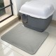 Cat Litter Tray Mat, 40 x 50 cm, Double Layer Cat Litter Tray Mat, Velcro Cat Litter Mat, Easy to Clean, Non-Slip, Durable, Cat Mat, Silver Grey Cat Litter Tray Mat, 40 x 50 cm, Double Layer Cat Litter Tray Mat, Velcro Cat Litter Mat, Easy to Clean, Non-Slip, Durable, Cat Mat, Silver Grey