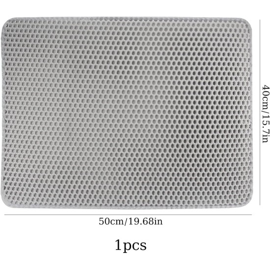 Cat Litter Tray Mat 40 x 50 cm Double Layer Non-Slip Cat Litter Mat Mat Honeycomb Design Cat Litter Tray Mat Waterproof Cat Litter Mat for Waterproof Cat Litter Tray Liner Cat Litter Tray Mat 40 x 50 cm Double Layer Non-Slip Cat Litter Mat Mat Honeycomb Design Cat Litter Tray Mat Waterproof Cat Litter Mat for Waterproof Cat Litter Tray Liner