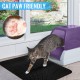 Cat Litter Tray Mat, 46 x 60 cm Honeycomb Design Cat Litter Mat, Waterproof Double Mat Cat Litter Tray, Foldable Cat Litter Mat, Cat Litter Mat, Black Cat Litter Tray Mat, 46 x 60 cm Honeycomb Design Cat Litter Mat, Waterproof Double Mat Cat Litter Tray, Foldable Cat Litter Mat, Cat Litter Mat, Black