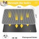 Cat Litter Tray Mat 60 x 45 cm with Velcro Fastener and Large Hole Design, Cat Litter Mat, Double Waterproof and Non-Slip, Cat Litter Mat, Non-Toxic Material, Cat Litter Mat, Black Cat Litter Tray Mat 60 x 45 cm with Velcro Fastener and Large Hole Design, Cat Litter Mat, Double Waterproof and Non-Slip, Cat Litter Mat, Non-Toxic Material, Cat Litter Mat, Black
