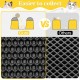 Cat Litter Tray Mat 60 x 45 cm with Velcro Fastener and Large Hole Design, Cat Litter Mat, Double Waterproof and Non-Slip, Cat Litter Mat, Non-Toxic Material, Cat Litter Mat, Black Cat Litter Tray Mat 60 x 45 cm with Velcro Fastener and Large Hole Design, Cat Litter Mat, Double Waterproof and Non-Slip, Cat Litter Mat, Non-Toxic Material, Cat Litter Mat, Black