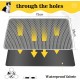 Cat Litter Tray Mat 60 x 45 cm with Velcro Fastener and Large Hole Design, Cat Litter Mat, Double Waterproof and Non-Slip, Cat Litter Mat, Non-Toxic Material, Cat Litter Mat, Black Cat Litter Tray Mat 60 x 45 cm with Velcro Fastener and Large Hole Design, Cat Litter Mat, Double Waterproof and Non-Slip, Cat Litter Mat, Non-Toxic Material, Cat Litter Mat, Black