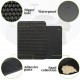 Cat Litter Tray Mat 60 x 45 cm with Velcro Fastener and Large Hole Design, Cat Litter Mat, Double Waterproof and Non-Slip, Cat Litter Mat, Non-Toxic Material, Cat Litter Mat, Black Cat Litter Tray Mat 60 x 45 cm with Velcro Fastener and Large Hole Design, Cat Litter Mat, Double Waterproof and Non-Slip, Cat Litter Mat, Non-Toxic Material, Cat Litter Mat, Black