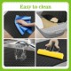 Cat Litter Tray Mat 60 x 45 cm with Velcro Fastener and Large Hole Design, Cat Litter Mat, Double Waterproof and Non-Slip, Cat Litter Mat, Non-Toxic Material, Cat Litter Mat, Black Cat Litter Tray Mat 60 x 45 cm with Velcro Fastener and Large Hole Design, Cat Litter Mat, Double Waterproof and Non-Slip, Cat Litter Mat, Non-Toxic Material, Cat Litter Mat, Black