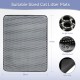 Cat Litter Tray Mat, 61 x 38 cm Honeycomb Double Layer Non-Slip Cat Litter Mat, Waterproof and Urine Proof Cat Mat, Cat Litter Tray for Litter Catcher, Cat Litter Mat, Litter Control [Black]