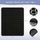 Cat Litter Tray Mat, 61 x 38 cm Honeycomb Double Layer Non-Slip Cat Litter Mat, Waterproof and Urine Proof Cat Mat, Cat Litter Tray for Litter Catcher, Cat Litter Mat, Litter Control [Black]