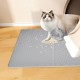 Cat Litter Tray Mat 70 x 50 cm, Silicone Cat Litter Mat, Cat Mat Layer, Non-Slip, Waterproof, Layer Cat Litter Tray Mat, Easy to Clean, Non-Slip Cat Litter Mat for Litter Control, Grey Cat Litter Tray Mat 70 x 50 cm, Silicone Cat Litter Mat, Cat Mat Layer, Non-Slip, Waterproof, Layer Cat Litter Tray Mat, Easy to Clean, Non-Slip Cat Litter Mat for Litter Control, Grey