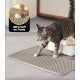 Cat Litter Tray Mat, 76 x 54.5 cm Large Cat Litter Mat, Double Layer Waterproof Cat Mat, Cat Litter Tray, Easy to Clean, Non-Slip Cat Mat on the Floor, Grey Cat Litter Tray Mat, 76 x 54.5 cm Large Cat Litter Mat, Double Layer Waterproof Cat Mat, Cat Litter Tray, Easy to Clean, Non-Slip Cat Mat on the Floor, Grey