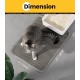 Cat Litter Tray Mat, 76 x 54.5 cm Large Cat Litter Mat, Double Layer Waterproof Cat Mat, Cat Litter Tray, Easy to Clean, Non-Slip Cat Mat on the Floor, Grey Cat Litter Tray Mat, 76 x 54.5 cm Large Cat Litter Mat, Double Layer Waterproof Cat Mat, Cat Litter Tray, Easy to Clean, Non-Slip Cat Mat on the Floor, Grey