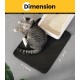Cat Litter Tray Mat, 76 x 54.5 cm Large Cat Litter Mat, Double Layer Waterproof Cat Mat, Cat Litter Tray, Easy to Clean, Non-Slip Cat Mat on the Floor, Grey Cat Litter Tray Mat, 76 x 54.5 cm Large Cat Litter Mat, Double Layer Waterproof Cat Mat, Cat Litter Tray, Easy to Clean, Non-Slip Cat Mat on the Floor, Grey