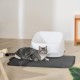 Cat Litter Tray Mat, 76 x 54.5 cm Large Cat Litter Mat, Double Layer Waterproof Cat Mat, Cat Litter Tray, Easy to Clean, Non-Slip Cat Mat on the Floor, Grey Cat Litter Tray Mat, 76 x 54.5 cm Large Cat Litter Mat, Double Layer Waterproof Cat Mat, Cat Litter Tray, Easy to Clean, Non-Slip Cat Mat on the Floor, Grey