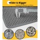 Cat Litter Tray Mat, 76 x 54.5 cm Large Cat Litter Mat, Double Layer Waterproof Cat Mat, Cat Litter Tray, Easy to Clean, Non-Slip Cat Mat on the Floor, Grey Cat Litter Tray Mat, 76 x 54.5 cm Large Cat Litter Mat, Double Layer Waterproof Cat Mat, Cat Litter Tray, Easy to Clean, Non-Slip Cat Mat on the Floor, Grey