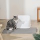 Cat Litter Tray Mat, 76 x 54.5 cm Large Cat Litter Mat, Double Layer Waterproof Cat Mat, Cat Litter Tray, Easy to Clean, Non-Slip Cat Mat on the Floor, Grey Cat Litter Tray Mat, 76 x 54.5 cm Large Cat Litter Mat, Double Layer Waterproof Cat Mat, Cat Litter Tray, Easy to Clean, Non-Slip Cat Mat on the Floor, Grey