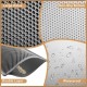 Cat Litter Tray Mat, 90 x 76 cm EVA Cat Litter Mat, Honeycomb Cat Litter Mat, Double Layer, Grey, 1 Side Connected Cat Litter Tray Mat, 90 x 76 cm EVA Cat Litter Mat, Honeycomb Cat Litter Mat, Double Layer, Grey, 1 Side Connected