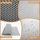 Cat Litter Tray Mat, 90 x 76 cm EVA Cat Litter Mat, Honeycomb Cat Litter Mat, Double Layer, Grey, 1 Side Connected Cat Litter Tray Mat, 90 x 76 cm EVA Cat Litter Mat, Honeycomb Cat Litter Mat, Double Layer, Grey, 1 Side Connected