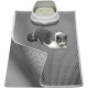 Cat Litter Tray Mat, 90 x 76 cm EVA Cat Litter Mat, Honeycomb Cat Litter Mat, Double Layer, Grey, 1 Side Connected Cat Litter Tray Mat, 90 x 76 cm EVA Cat Litter Mat, Honeycomb Cat Litter Mat, Double Layer, Grey, 1 Side Connected