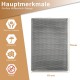 Cat Litter Tray Mat, 90 x 76 cm EVA Cat Litter Mat, Honeycomb Cat Litter Mat, Double Layer, Grey, 1 Side Connected Cat Litter Tray Mat, 90 x 76 cm EVA Cat Litter Mat, Honeycomb Cat Litter Mat, Double Layer, Grey, 1 Side Connected