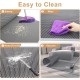 Cat Litter Tray Mat, 90 x 76 cm EVA Cat Litter Mat, Honeycomb Cat Litter Mat, Double Layer, Grey, 1 Side Connected Cat Litter Tray Mat, 90 x 76 cm EVA Cat Litter Mat, Honeycomb Cat Litter Mat, Double Layer, Grey, 1 Side Connected