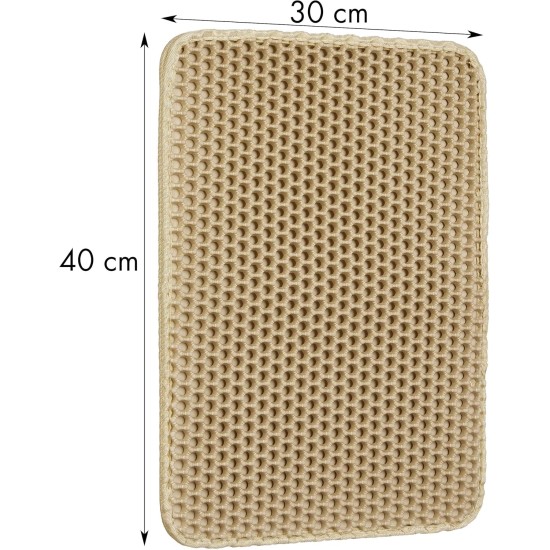 Cat Litter Tray Mat Beige Cat Litter Tray 30 x 40 cm for Cleanliness with Cat Litter Tray Mat Cat Litter Tray Mat Pretty Kitty Cat Litter Tray Mat Beige Cat Litter Tray 30 x 40 cm for Cleanliness with Cat Litter Tray Mat Cat Litter Tray Mat Pretty Kitty
