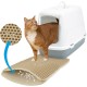 Cat Litter Tray Mat Black XS: Cat Mat Cat Litter Tray 30 x 40 cm Washable Extra Small - Cat Litter Collection Mat - Space-Saving Cat Litter Tray Mat - Cat Litter Tray Mat Inovida Cat Litter Tray Mat Black XS: Cat Mat Cat Litter Tray 30 x 40 cm Washable Extra Small - Cat Litter Collection Mat - Space-Saving Cat Litter Tray Mat - Cat Litter Tray Mat Inovida