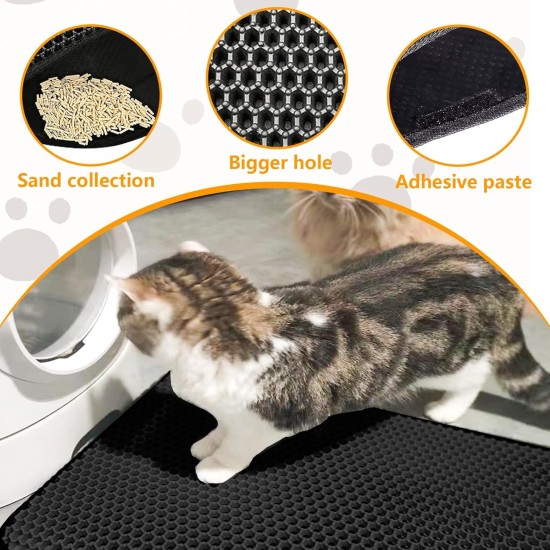Cat Litter Tray Mat, Honeycomb Design Cat Litter Mat, Cat Litter Tray Mat Cat Litter Tray Mat, Honeycomb Design Cat Litter Mat, Cat Litter Tray Mat