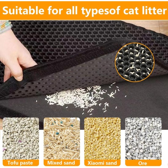 Cat Litter Tray Mat, Honeycomb Design Cat Litter Mat, Cat Litter Tray Mat Cat Litter Tray Mat, Honeycomb Design Cat Litter Mat, Cat Litter Tray Mat