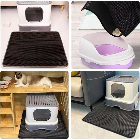 Cat Litter Tray Mat, Honeycomb Design Cat Litter Mat, Cat Litter Tray Mat Cat Litter Tray Mat, Honeycomb Design Cat Litter Mat, Cat Litter Tray Mat