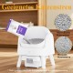 Cat Litter Tray Self-Cleaning, Intelligent Cat Litter Tray - Open Top Design, Large Capacity, Manual & Automatic Modes, Ideal for Households with Short Term Absence Cat Litter Tray Self-Cleaning, Intelligent Cat Litter Tray - Open Top Design, Large Capacity, Manual & Automatic Modes, Ideal for Households with Short Term Absence