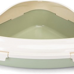 Cat Litter Tray with Scoop, Compact Design, Easy Cleaning, Durable Material, Ideal for Your Pet's Hygiene and Comfort Cat Litter Tray with Scoop, Compact Design, Easy Cleaning, Durable Material, Ideal for Your Pet's Hygiene and Comfort