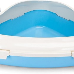 Cat Litter Tray with Scoop, Compact Design, Easy Cleaning and Sanitary, Ideal for Maintaining Your Pet's Hygiene Cat Litter Tray with Scoop, Compact Design, Easy Cleaning and Sanitary, Ideal for Maintaining Your Pet's Hygiene