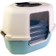 Cat Love Space Saver Corner Hooded Cat Pan, Green Cat Love Space Saver Corner Hooded Cat Pan, Green