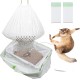 Cat Waste Bags with Filter Hole, Cat Litter Tray Inserts, Drawstring Bag, Sieve Cat Litter Liners for Cat Litter Tray (14 Pieces, 2 Packs) Cat Waste Bags with Filter Hole, Cat Litter Tray Inserts, Drawstring Bag, Sieve Cat Litter Liners for Cat Litter Tray (14 Pieces, 2 Packs)