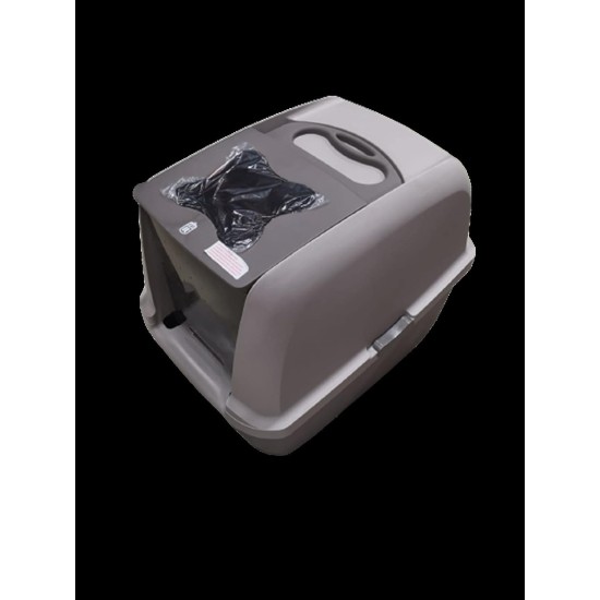 Catit Jumbo Hooded Cat Pan, gray Catit Jumbo Hooded Cat Pan, gray
