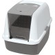 Catit Jumbo Hooded Cat Pan, gray