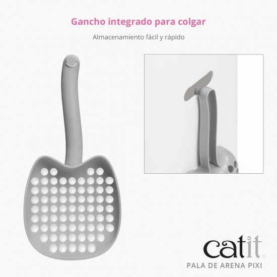 Catit Pixi Litter Spoon, Cat Litter Spoon, Cat Litter Scoop - Grey Catit Pixi Litter Spoon, Cat Litter Spoon, Cat Litter Scoop - Grey