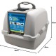 Catit litter box with cover, white / gray Catit litter box with cover, white / gray