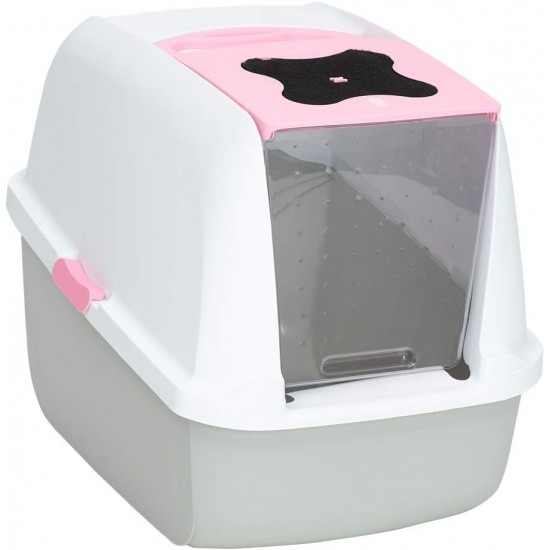 Catit litter box with cover, white / gray Catit litter box with cover, white / gray