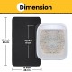 Conlun Cat Litter Mat Cat Litter Tray Mat 58 x 42 cm, Honeycomb Double Layer Design, Urine and Waterproof Material, Cat Litter Tray Mat, Grey Conlun Cat Litter Mat Cat Litter Tray Mat 58 x 42 cm, Honeycomb Double Layer Design, Urine and Waterproof Material, Cat Litter Tray Mat, Grey