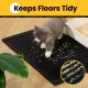 Conlun Cat Litter Tray Mat, 58 x 42 cm, Honeycomb Double Layer Cat Litter Mat, Urine & Waterproof Cat Mat, Cat Litter Box, Easy to Clean, Non-Slip Cat Mat for Floor, Grey, 2317 Conlun Cat Litter Tray Mat, 58 x 42 cm, Honeycomb Double Layer Cat Litter Mat, Urine & Waterproof Cat Mat, Cat Litter Box, Easy to Clean, Non-Slip Cat Mat for Floor, Grey, 2317