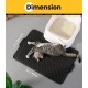 Conlun Cat Litter Tray Mat, 58 x 42 cm, Honeycomb Double Layer Cat Litter Mat, Urine & Waterproof Cat Mat, Cat Litter Box, Easy to Clean, Non-Slip Cat Mat for Floor, Grey, 2317 Conlun Cat Litter Tray Mat, 58 x 42 cm, Honeycomb Double Layer Cat Litter Mat, Urine & Waterproof Cat Mat, Cat Litter Box, Easy to Clean, Non-Slip Cat Mat for Floor, Grey, 2317