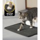 Conlun Cat Litter Tray Mat, 58 x 42 cm, Honeycomb Double Layer Cat Litter Mat, Urine & Waterproof Cat Mat, Cat Litter Box, Easy to Clean, Non-Slip Cat Mat for Floor, Grey, 2317 Conlun Cat Litter Tray Mat, 58 x 42 cm, Honeycomb Double Layer Cat Litter Mat, Urine & Waterproof Cat Mat, Cat Litter Box, Easy to Clean, Non-Slip Cat Mat for Floor, Grey, 2317