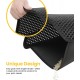 Conlun Cat Litter Tray Mat, 58 x 42 cm, Honeycomb Double Layer Cat Litter Mat, Urine & Waterproof Cat Mat, Cat Litter Box, Easy to Clean, Non-Slip Cat Mat for Floor, Grey, 2317 Conlun Cat Litter Tray Mat, 58 x 42 cm, Honeycomb Double Layer Cat Litter Mat, Urine & Waterproof Cat Mat, Cat Litter Box, Easy to Clean, Non-Slip Cat Mat for Floor, Grey, 2317