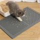 Conlun Cat Litter Tray Mat, 58 x 42 cm, Honeycomb Double Layer Cat Litter Mat, Urine & Waterproof Cat Mat, Cat Litter Box, Easy to Clean, Non-Slip Cat Mat for Floor, Grey, 2317 Conlun Cat Litter Tray Mat, 58 x 42 cm, Honeycomb Double Layer Cat Litter Mat, Urine & Waterproof Cat Mat, Cat Litter Box, Easy to Clean, Non-Slip Cat Mat for Floor, Grey, 2317